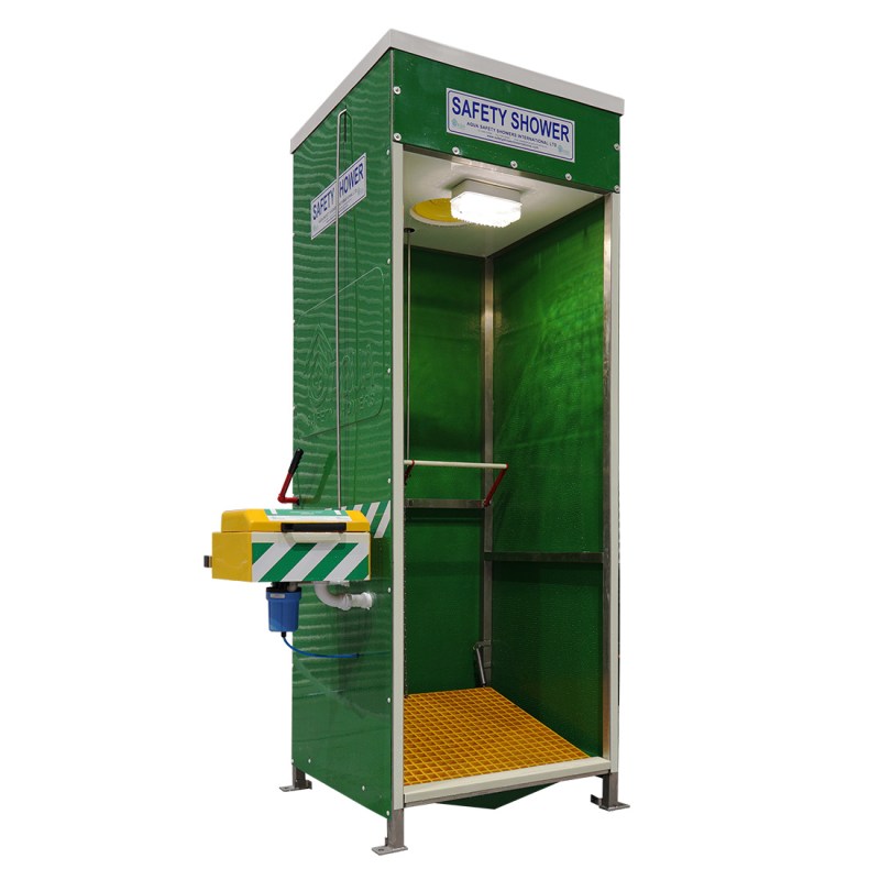 MainsFed Cubicle Safety Shower Aqua Safety Showers