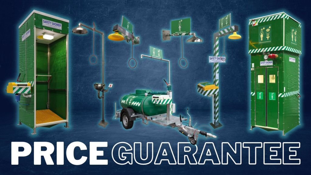 Aqua Safety Showers offer a price guarantee on their emergency showers and eye wash stations.